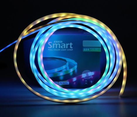 Music Sync Voice Control LED Strip Lights Color Changing Timing App Controlled